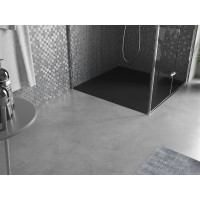 Sprchová SMC vanička MEXEN AMON 100x100 cm - čierna, 4F701010