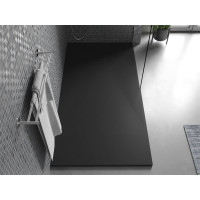 Sprchová SMC vanička MEXEN BERT 70x160 cm - čierna, 4K707016