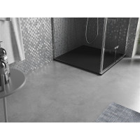 Sprchová SMC vanička MEXEN BERT 80x80 cm - čierna, 4K708080