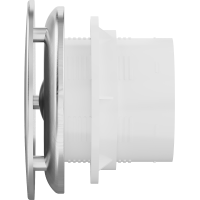 Kúpeľňový ventilátor MEXEN AXR 100 so spätnou klapkou a senzorom vlhkosti - strieborný, W9602-100H-11