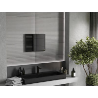 Obdĺžnikové zrkadlo MEXEN LOFT 50x40 cm - čierny rám, 9852-050-040-000-70