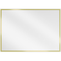 Obdĺžnikové zrkadlo MEXEN LOFT 70x50 cm - zlatý rám, 9852-070-050-000-50