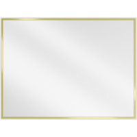 Obdĺžnikové zrkadlo MEXEN LOFT 80x60 cm - zlatý rám, 9852-080-060-000-50
