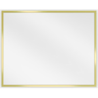 Obdĺžnikové zrkadlo MEXEN LOFT 50x40 cm - zlatý rám, 9852-050-040-000-50