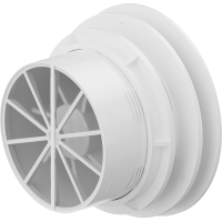 Kúpeľňový ventilátor MEXEN AXR 150 so spätnou klapkou a senzorom vlhkosti - biely, W9602-150H-00
