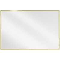 Obdĺžnikové zrkadlo MEXEN LOFT 90x60 cm - zlatý rám, 9852-090-060-000-50