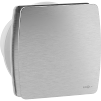 Kúpeľňový ventilátor MEXEN AXS 100 so spätnou klapkou a senzorom vlhkosti - strieborný, W9601-100H-11