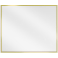Obdĺžnikové zrkadlo MEXEN LOFT 60x50 cm - zlatý rám, 9852-060-050-000-50