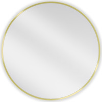 Okrúhle zrkadlo MEXEN LOFT 70 cm - zlatý rám, 9850-070-070-000-50