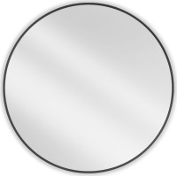 Okrúhle zrkadlo MEXEN LOFT 90 cm - čierny rám, 9850-090-090-000-70