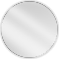 Okrúhle zrkadlo MEXEN LOFT 80 cm - inox rám, 9850-080-080-000-10