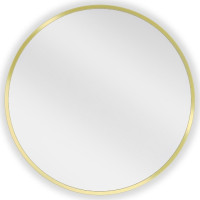 Okrúhle zrkadlo MEXEN LOFT 35 cm - zlatý rám, 9850-035-035-000-50