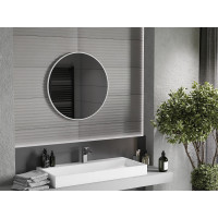 Okrúhle zrkadlo MEXEN LOFT 70 cm - biely rám, 9850-070-070-000-20