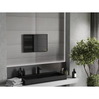 Obdĺžnikové zrkadlo MEXEN LOFT 60x40 cm - čierny rám, 9852-060-040-000-70