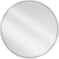 Okrúhle zrkadlo MEXEN LOFT 90 cm - inox rám, 9850-090-090-000-10