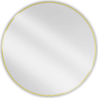 Okrúhle zrkadlo MEXEN LOFT 90 cm - zlatý rám, 9850-090-090-000-50