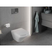 Závesné WC MEXEN VITO RIMLESS - biele + Duroplast sedátko slim, 30174000