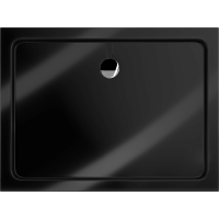 Sprchová vanička MEXEN SLIM 100x120 cm - čierna, 40701012