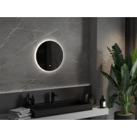 Okrúhle zrkadlo MEXEN ERG 50 cm - s LED podsvietením a vyhrievaním, 9823-050-050-611-00