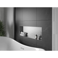 Zápustná polica pod omietku Mexen X-Wall-NR 90x30 cm - inox, 1911903010