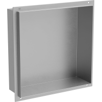 Zápustná polica pod omietku Mexen X-Wall-NR 30x30 cm - inox, 1911303010