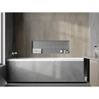 Zápustná polica pod omietku Mexen X-Wall-NR 90x30 cm - inox, 1911903010