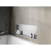 Zápustná polica do steny Mexen X-Wall-R 90x30 cm - inox, 1910903010