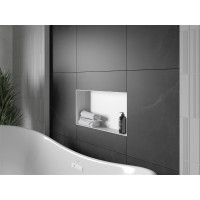 Zápustná polica pod omietku Mexen X-Wall-NR 60x30 cm - biela, 1921603010