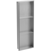 Zápustná polica pod omietku Mexen X-Wall-NR 30x90 cm - inox, 1911903010S