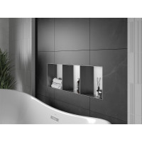 Zápustná polica pod omietku Mexen X-Wall-NR 30x90 cm - inox, 1911903010S