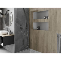 Zápustná polica pod omietku Mexen X-Wall-NR 75x30 cm - inox, 1911753010