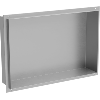 Zápustná polica pod omietku Mexen X-Wall-NR 45x30 cm - inox, 1911453010