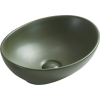 Keramické umývadlo MEXEN ELZA - khaki zelené matné, 21014043