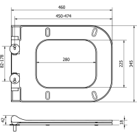 Duroplast WC sedátko MEXEN TEO - SlimBall - softclose - biele, 39070100