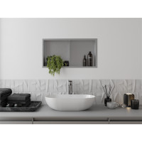 Zápustná polica do steny Mexen X-Wall-R 30x60 cm - inox, 1910603010S