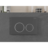 Ovládacie tlačidlo splachovadla pre modul FENIX XS - gun grey - dvojčinné, 600766