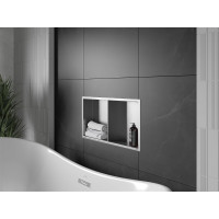 Zápustná polica do steny Mexen X-Wall-R 30x60 cm - inox, 1910603010S