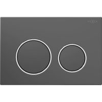 Ovládacie tlačidlo splachovadla pre modul FENIX XS - gun grey - dvojčinné, 600766