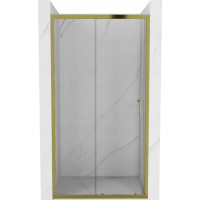 Sprchové dvere MEXEN APIA GOLD 125 cm - zlaté, 845-125-000-50-00