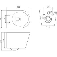 Závesné WC MEXEN RICO RIMLESS - svetlo zelené matné + Duroplast sedátko slim, 30724048