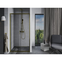 Sprchové dvere MEXEN APIA GOLD 145 cm - zlaté, 845-145-000-50-00