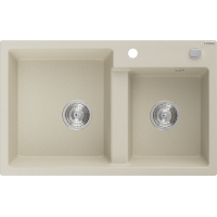 Kuchynský granitový drez MEXEN TOMAS - 80x50 cm - béžový, 6516802000-69