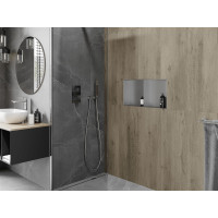 Zápustná polica pod omietku Mexen X-Wall-NR 30x60 cm - inox, 1911603010S