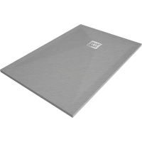 Sprchová vanička MEXEN STONE+ 80x100 cm - betónová šedá - minerálny kompozit, 44618010