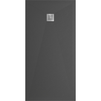 Sprchová vanička MEXEN STONE+ 70x180 cm - tmavo šedá - minerálny kompozit, 44717018