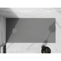 Sprchová vanička MEXEN STONE+ 90x160 cm - betónová šedá - minerálny kompozit, 44619016