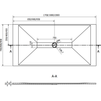 Sprchová SMC vanička MEXEN TORO 70x200 cm - biela, 43107020