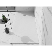 Sprchová vanička MEXEN STONE+ 100x180 cm - biela - minerálny kompozit, 44101018