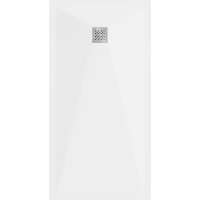 Sprchová vanička MEXEN STONE+ 100x160 cm - biela - minerálny kompozit, 44101016