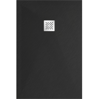 Sprchová vanička MEXEN STONE+ 70x140 cm - čierna - minerálny kompozit, 44707014